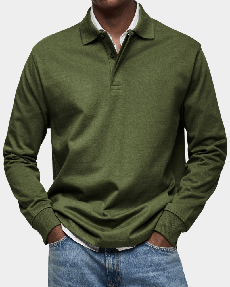 Polo verde oliva