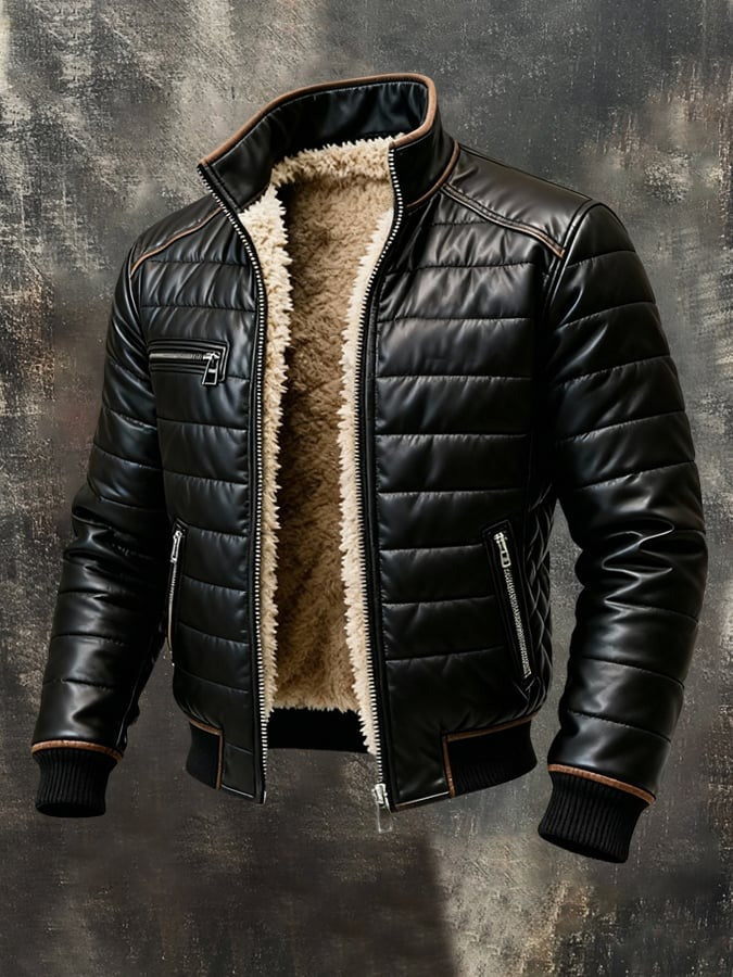 Chaqueta de cuello alto