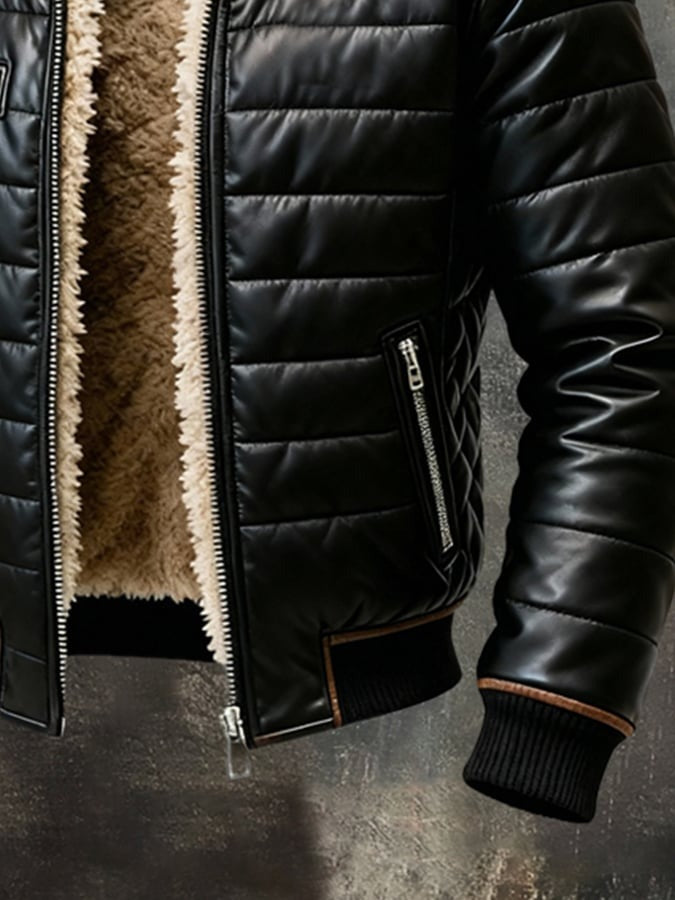 Chaqueta de cuello alto