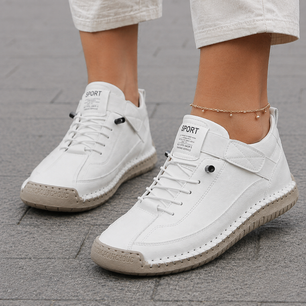 Zapatillas Sayu de mujer en color blanco