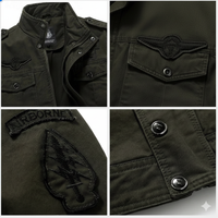 Chaqueta militar estructurada Noah