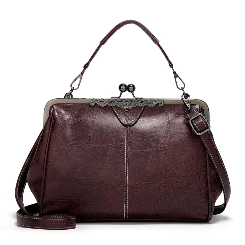 Bolso Bandolera Retro de Cuero PU para Mujer BSD-036