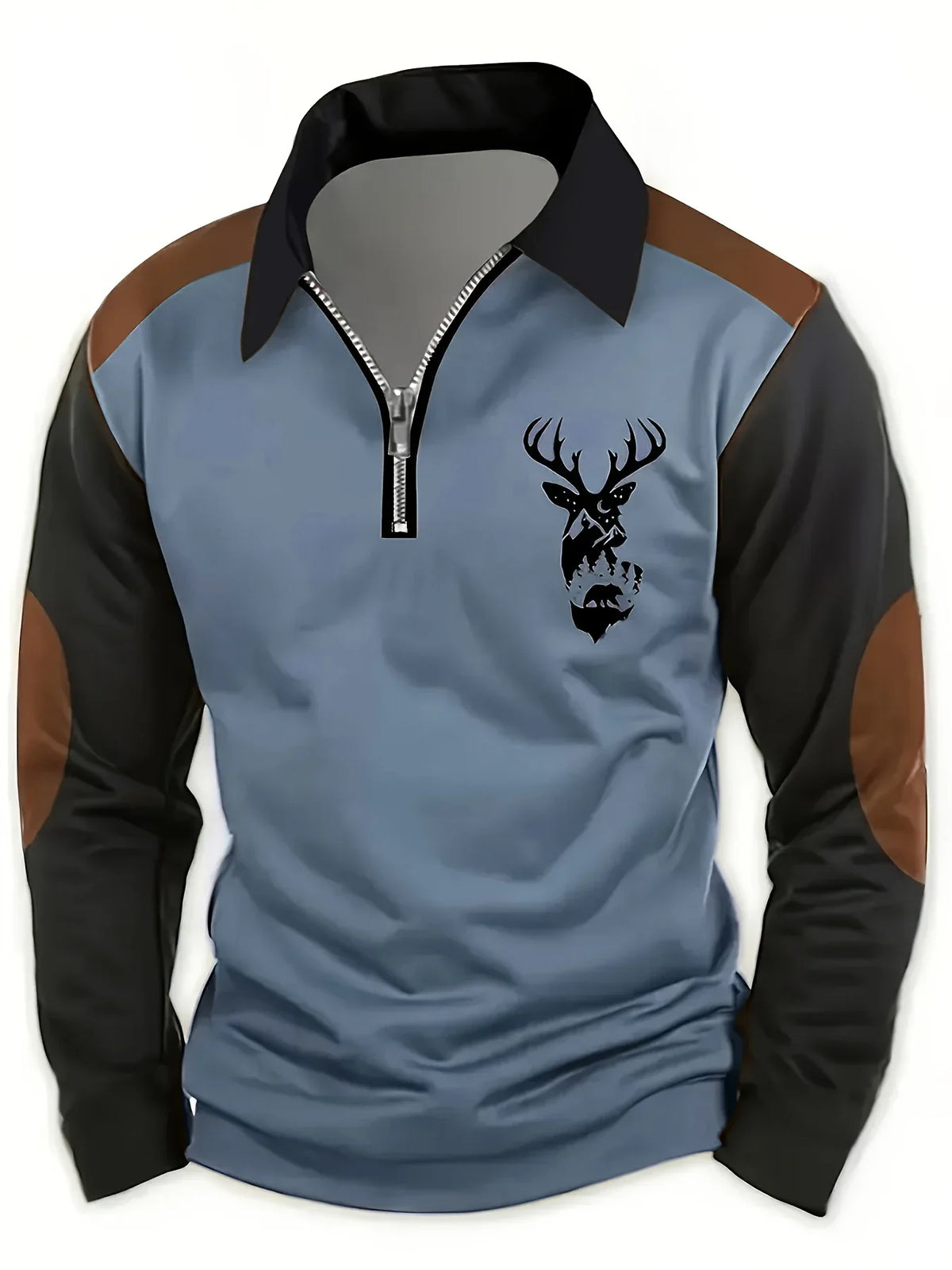 Camisa outdoor azul