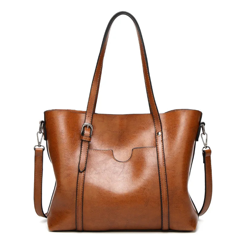 Bolso Tote de Cuero PU Vintage para Mujer DM-003