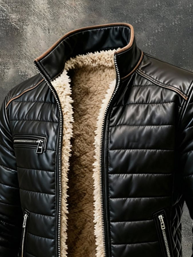 Chaqueta de cuello alto