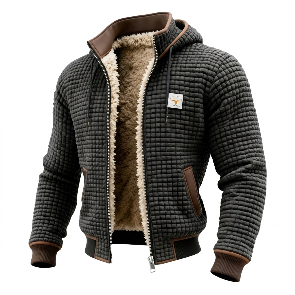 Chaqueta retro con capucha