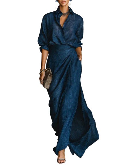 Céleste conjunto azul