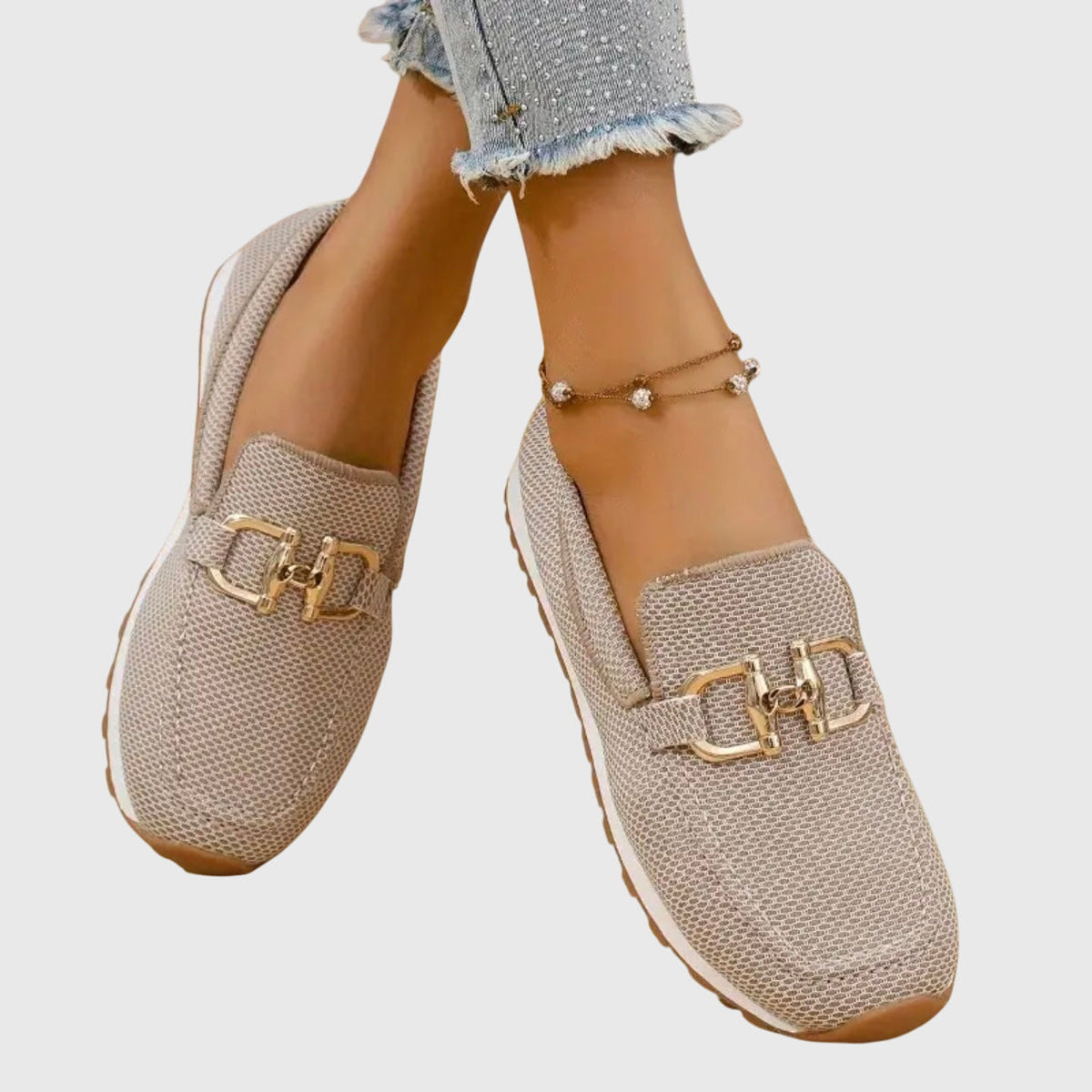Mocasines Neutros Claros