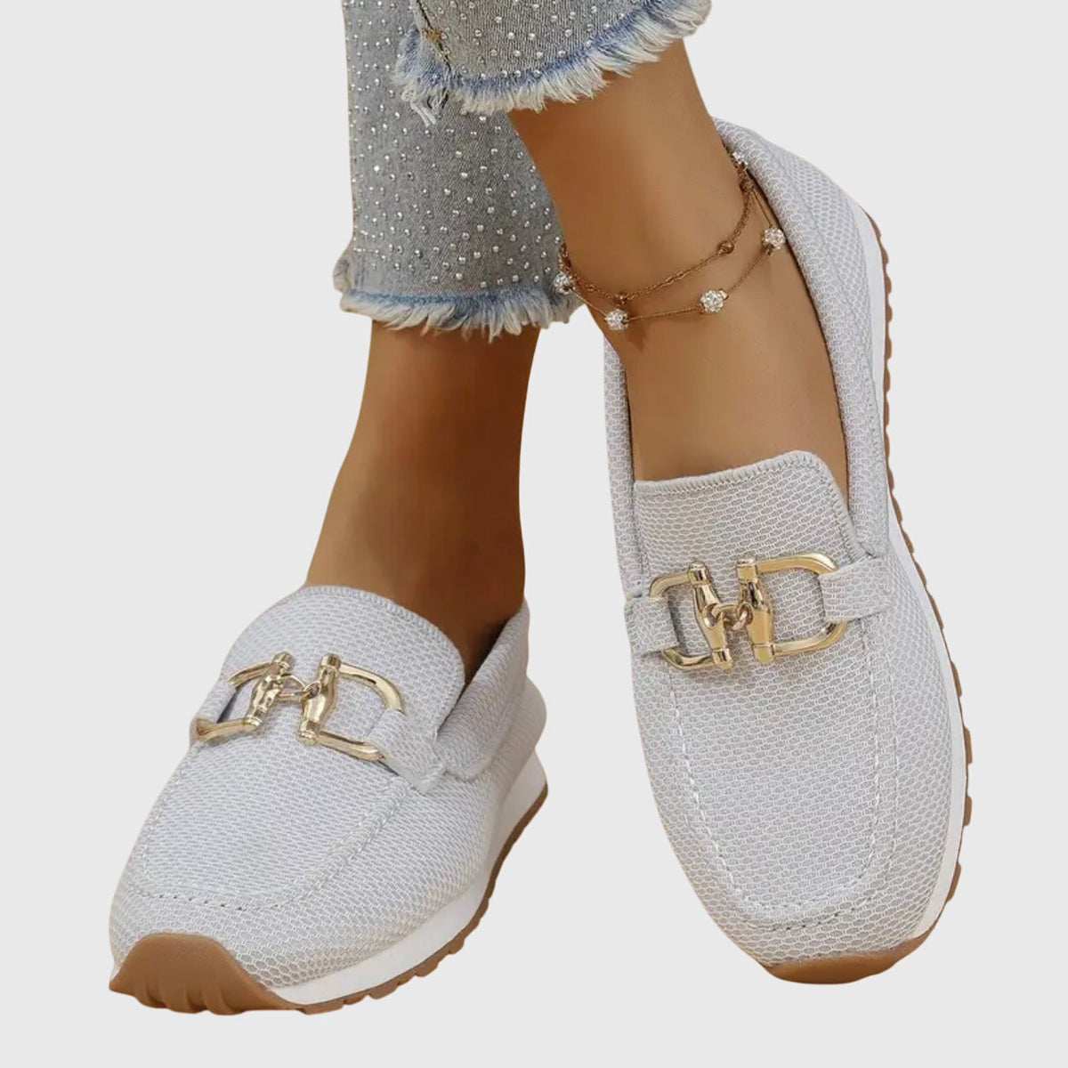 Mocasines Neutros Claros