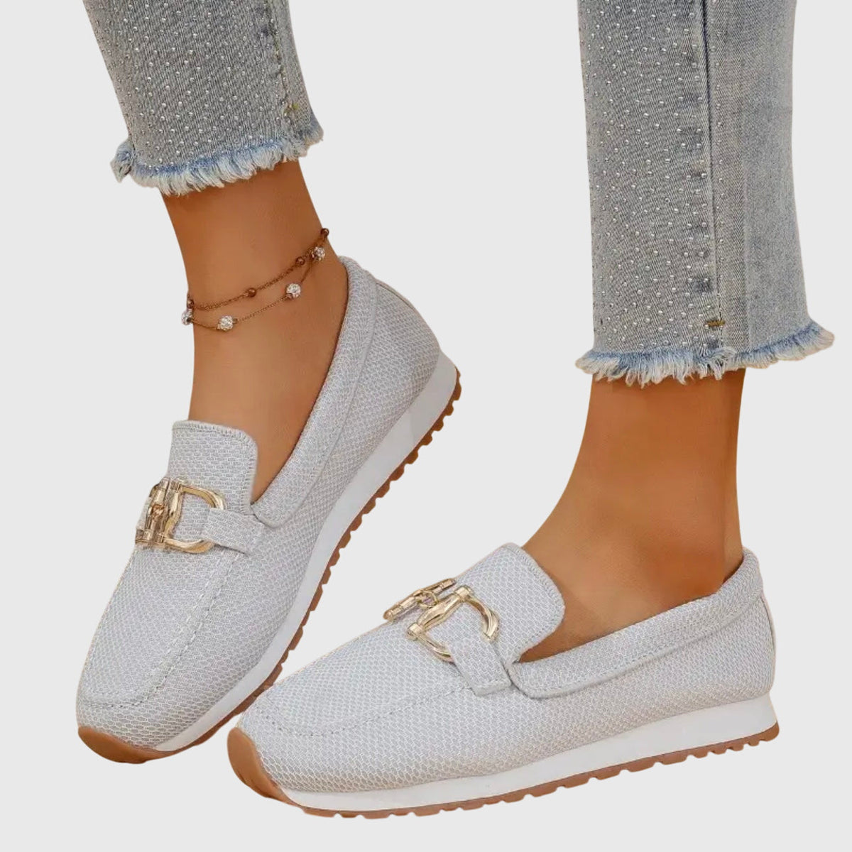 Mocasines Neutros Claros