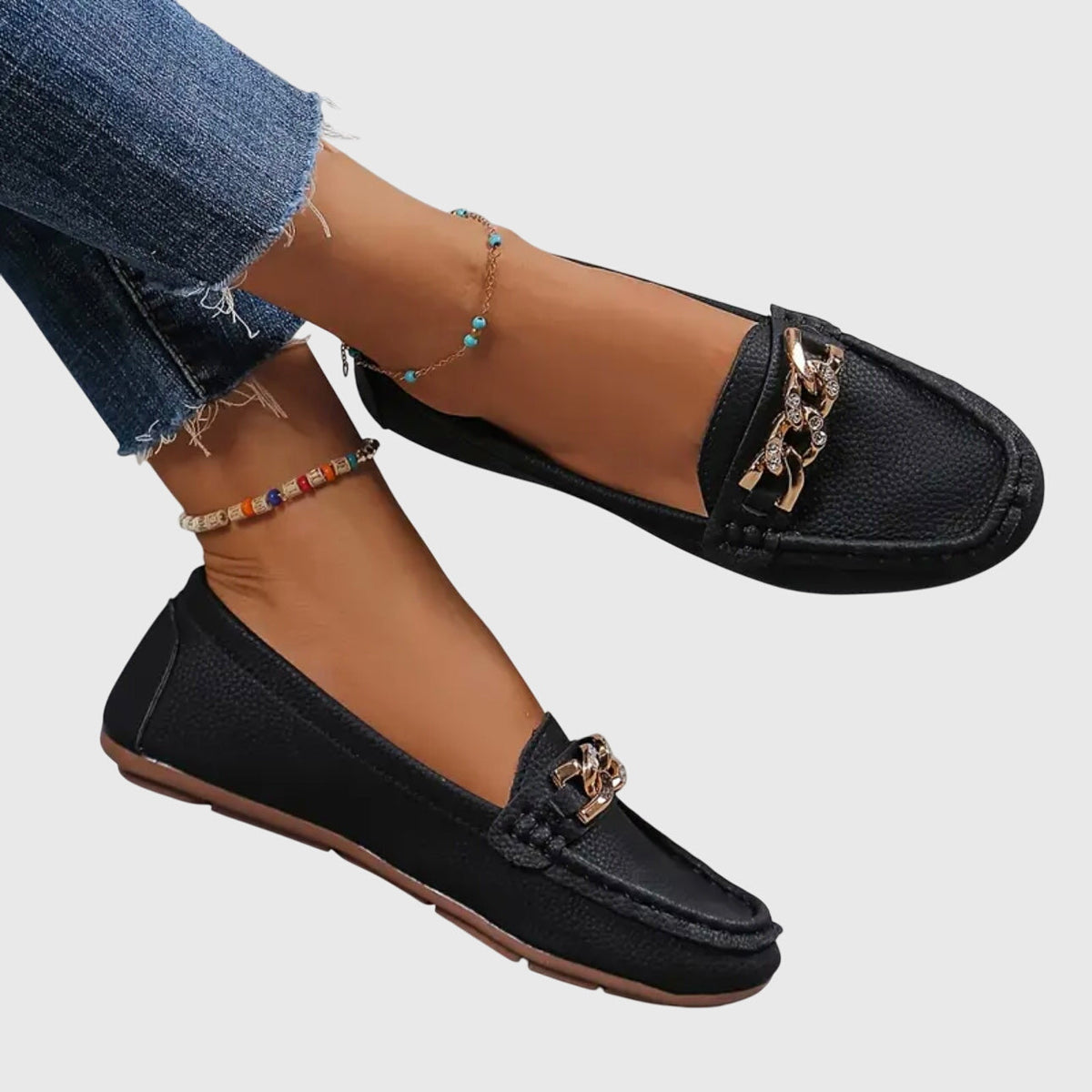 Mocasines Blanco o Negro