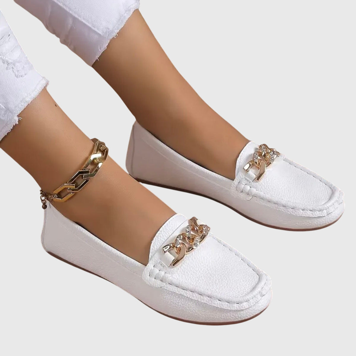 Mocasines Blanco o Negro