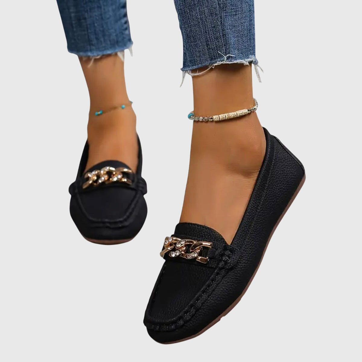 Mocasines Blanco o Negro
