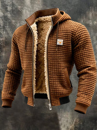 Chaqueta retro con capucha