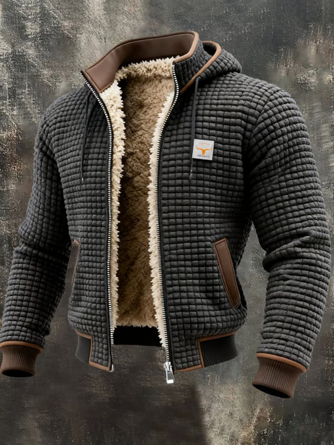 Chaqueta retro gris